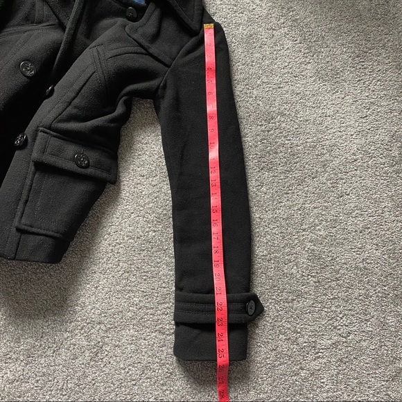 American Eagle Outfitters Heavy Black Pea Coats - Picture 11 of 12